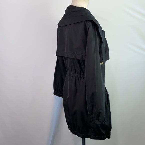 Elie Tahari black nylon zip 3/4 jacket - Picture 10 of 16